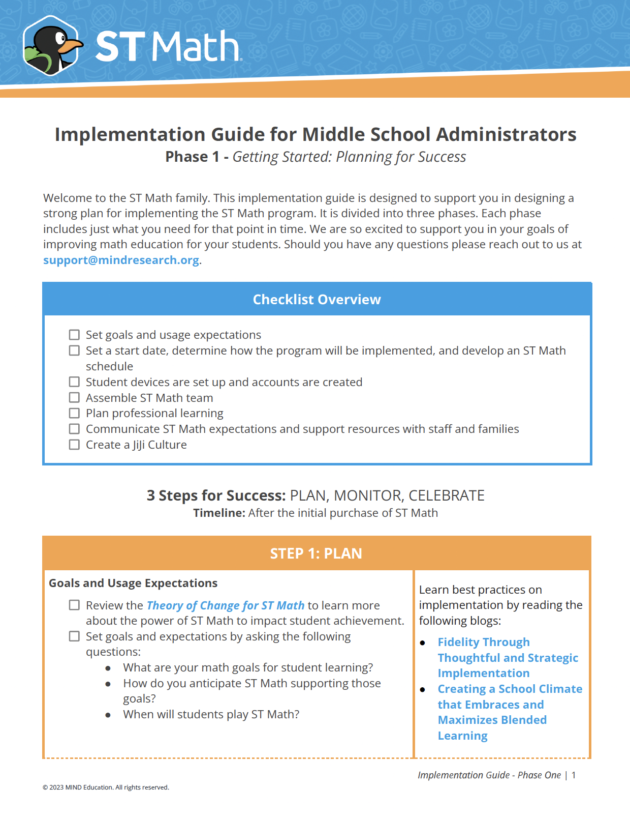 ST Math Implementation Guides – ST Math Help
