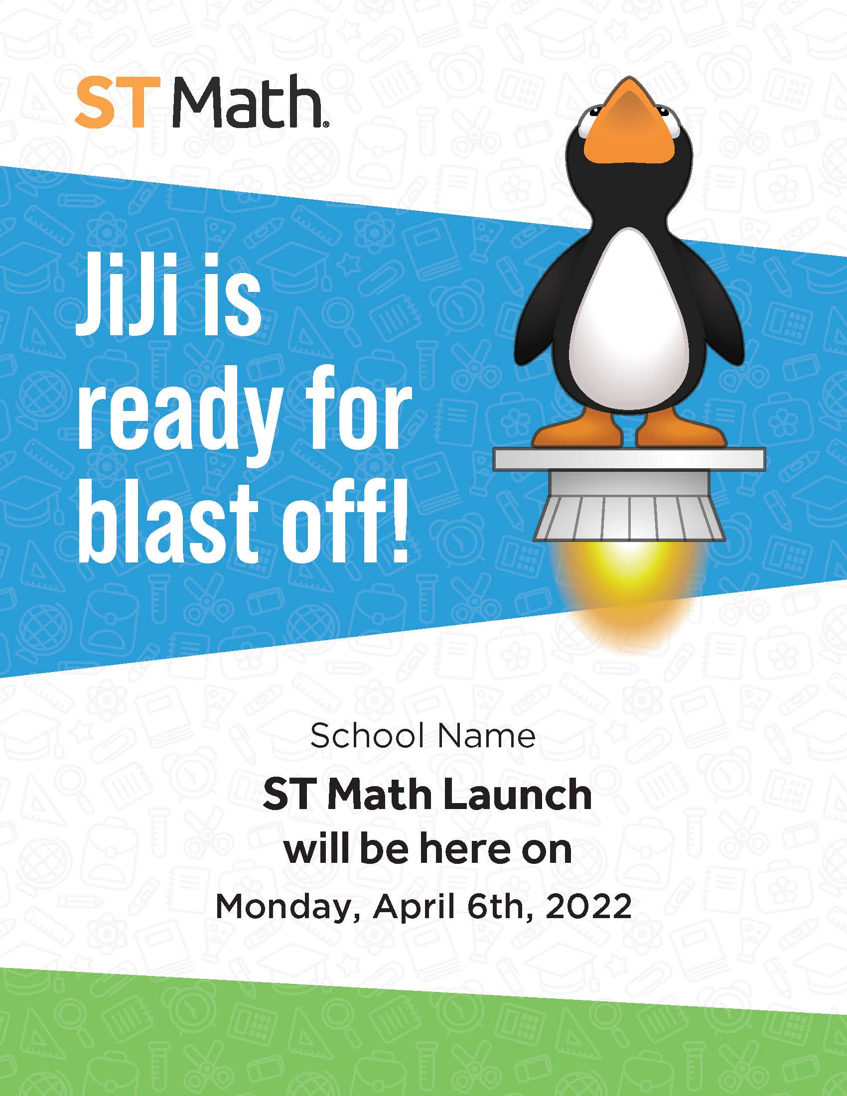 ST Math Launch Poster