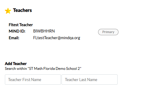 where to add additonal teachers