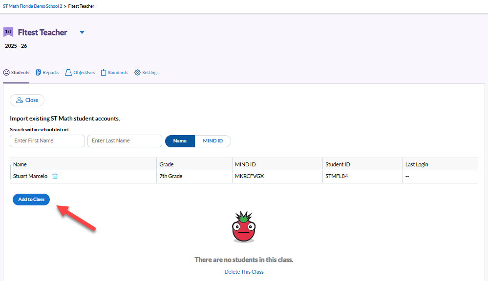 searching for students