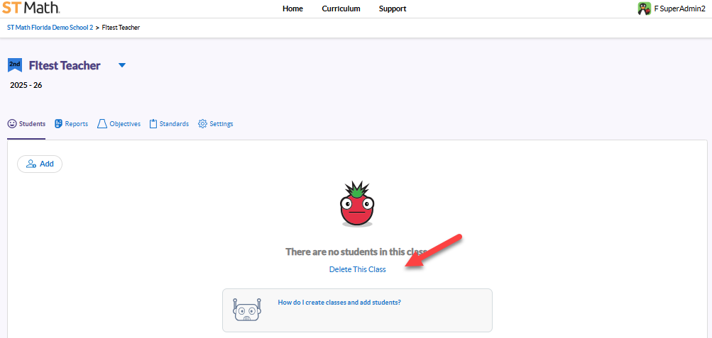 deleting class from within the class